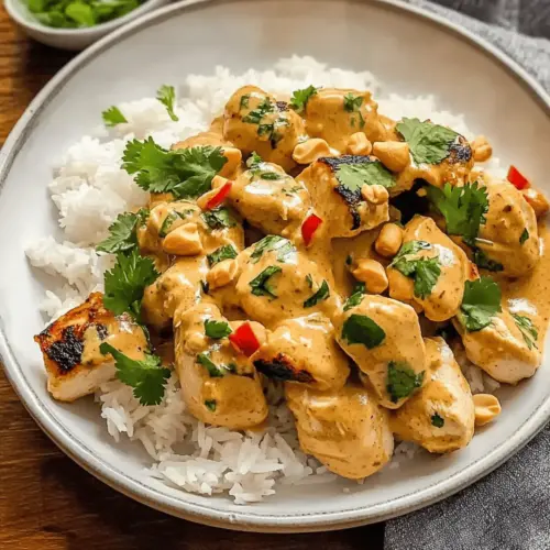 Irresistible Thai Peanut Chicken