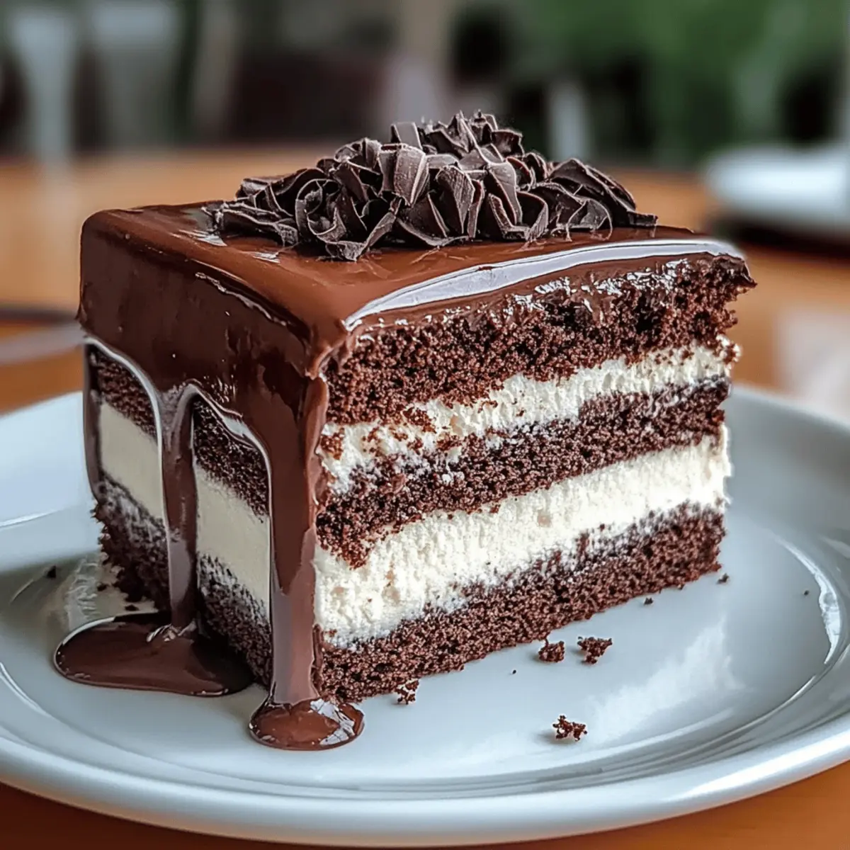 Perfect Chocolate Tuxedo Cake