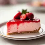 Velvet Strawberry Cheesecake
