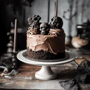 Chocolate Skull Cake