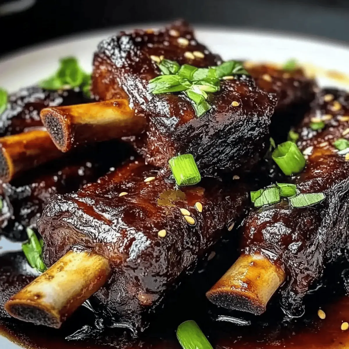 Caramelized Slow Roast Asian Beef Short Rib