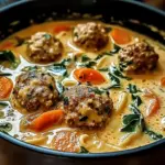 Creamy Italian Meatball SoupCreamy Italian Meatball Soup