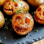 Creepy Skull Potatoes