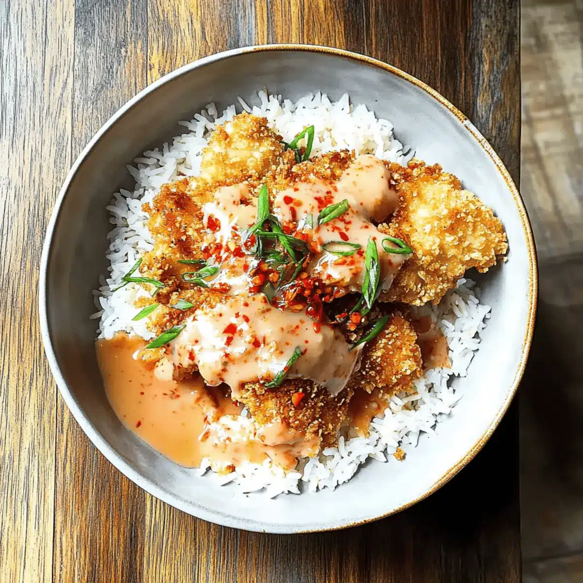 Crunchy Honey Cajun Chicken Bowls