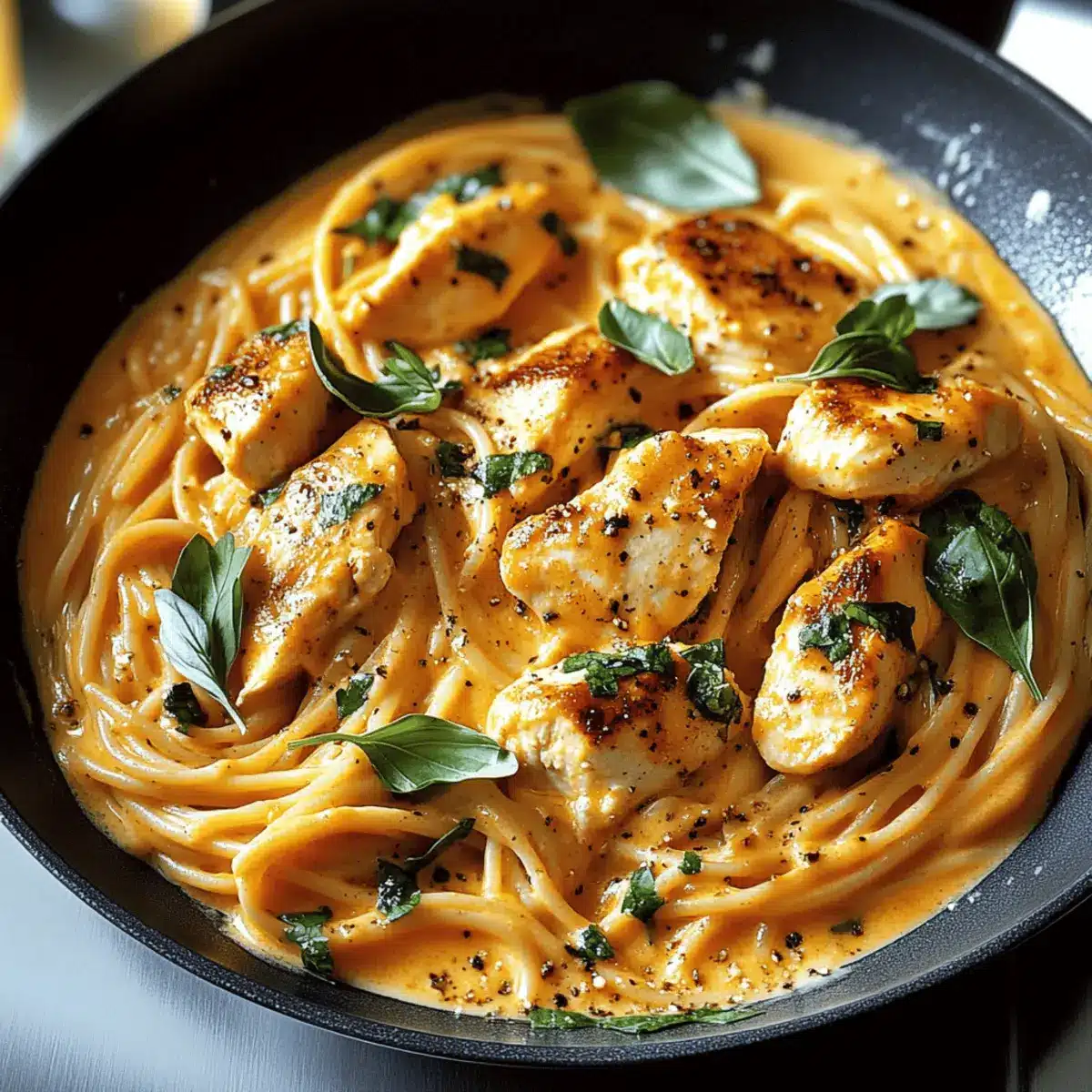 Marry Me Pumpkin Chicken Pasta