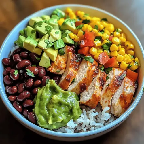 Mexican Chicken Burrito Bowl Recipe