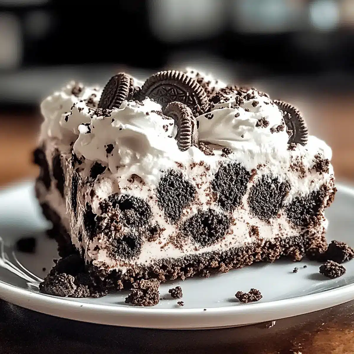 Oreo Poke Cake
