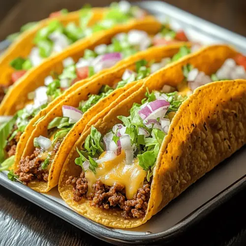 Oven-Baked Cheesy Tacos