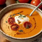 Roasted Garlic Tomato Soup