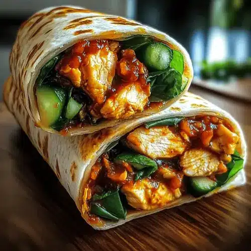 Sweet Chili Chicken Wraps