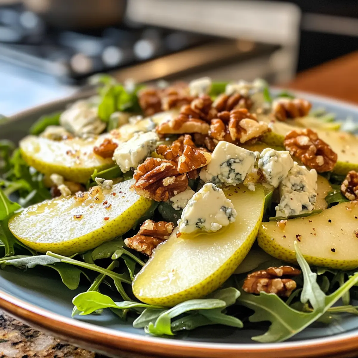 Pear and Gorgonzola Salad