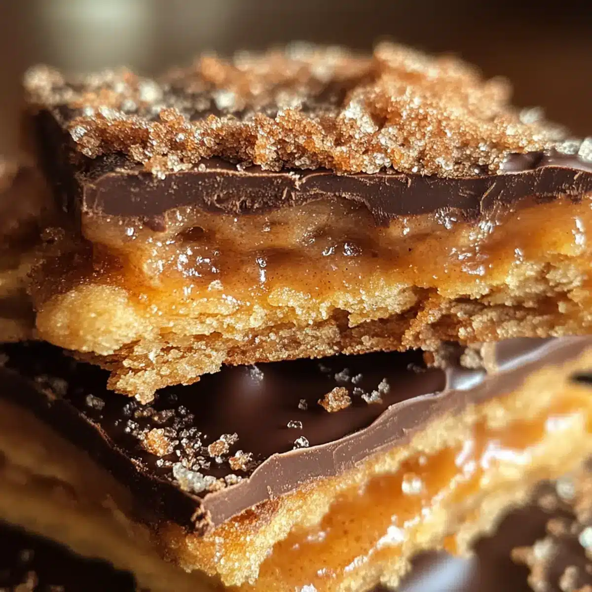 Churro Saltine Toffee