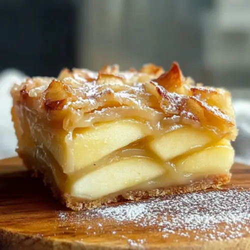 French Apple Invisible Cake