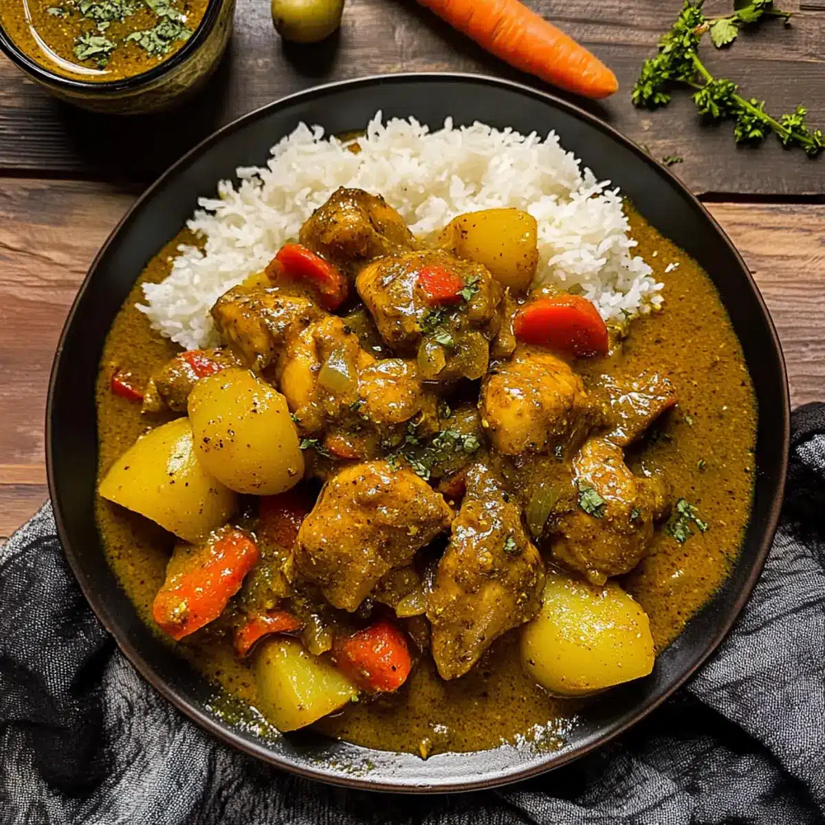 Authentic Jamaican Curry Chicken