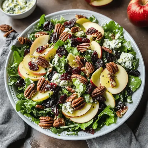 Apple Cranberry Salad With Maple Dijon Dressing