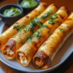 Crunchy Oven-Baked Chicken Taquitos Recipe