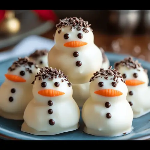Mini Snowman Truffles