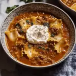 Mouthwatering One Pot Lasagna Soup