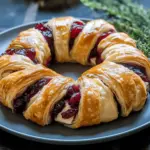 Turkey Cranberry Crescent Ring