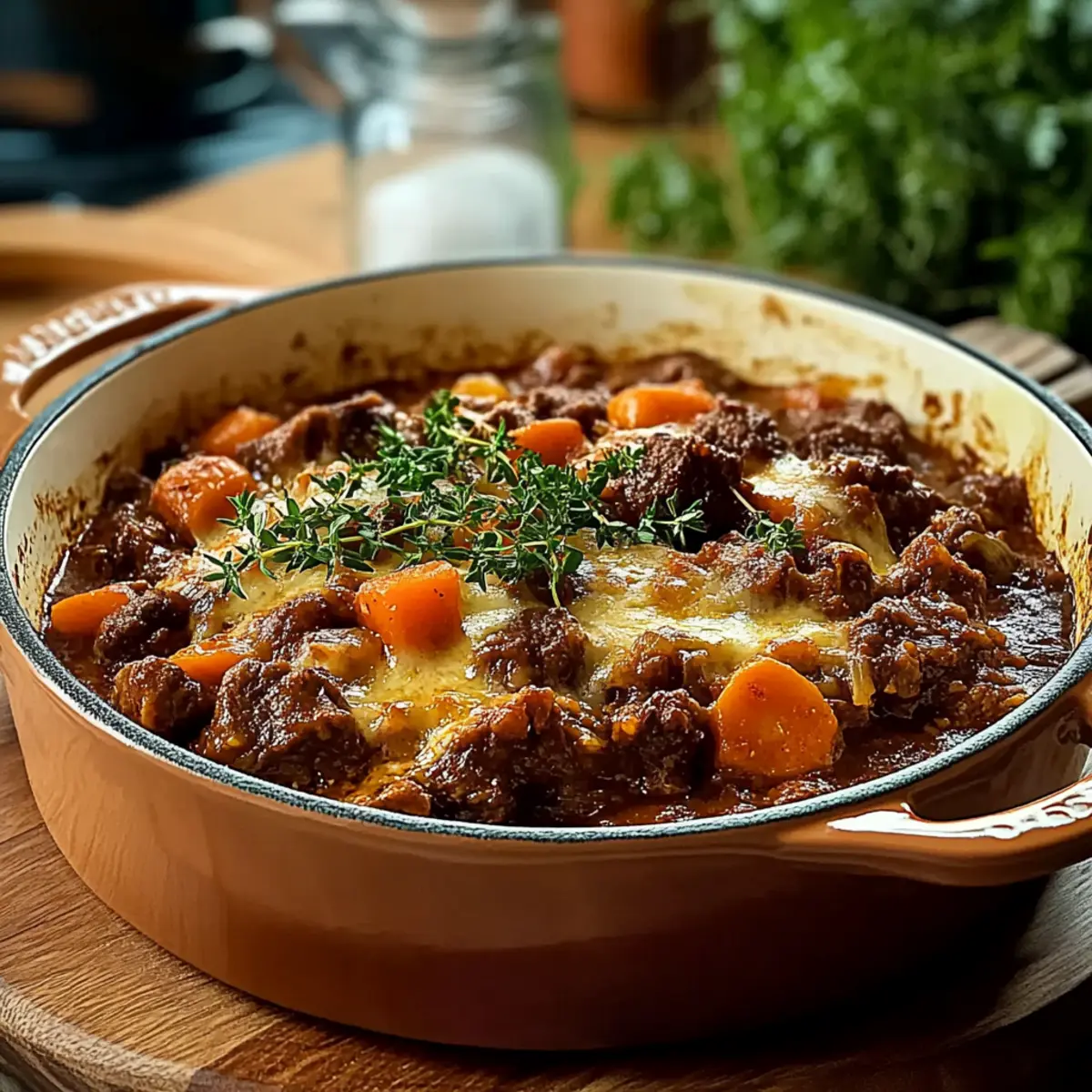 Tuscan Beef Casserole Delight