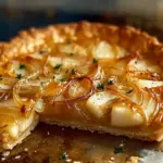 Caramelized Onion, Apple & Cheddar Tart Recipe