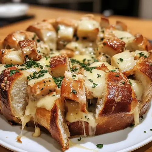 Chicken Alfredo Monkey Bread