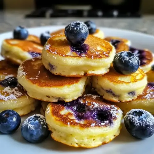 Blueberry Lemon Pancake Bites