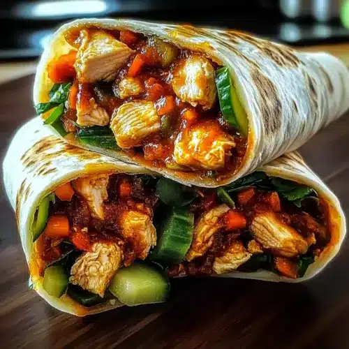 Sweet Chili Chicken Wraps