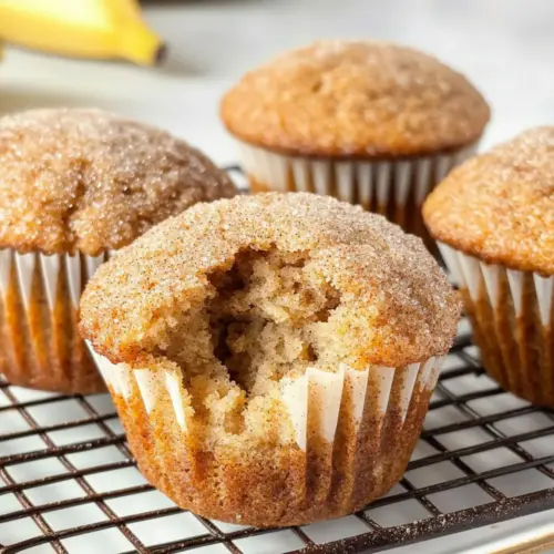Cinnamon Banana Bread Muffins