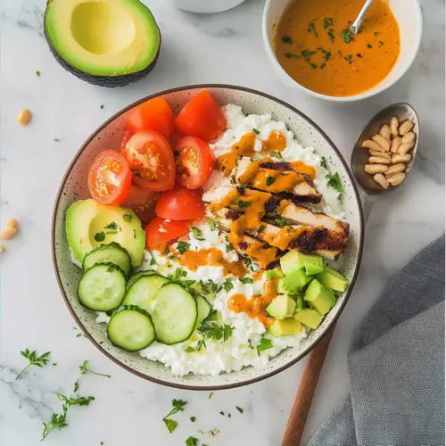 Cottage Cheese & Smoked Salmon Protein Salad