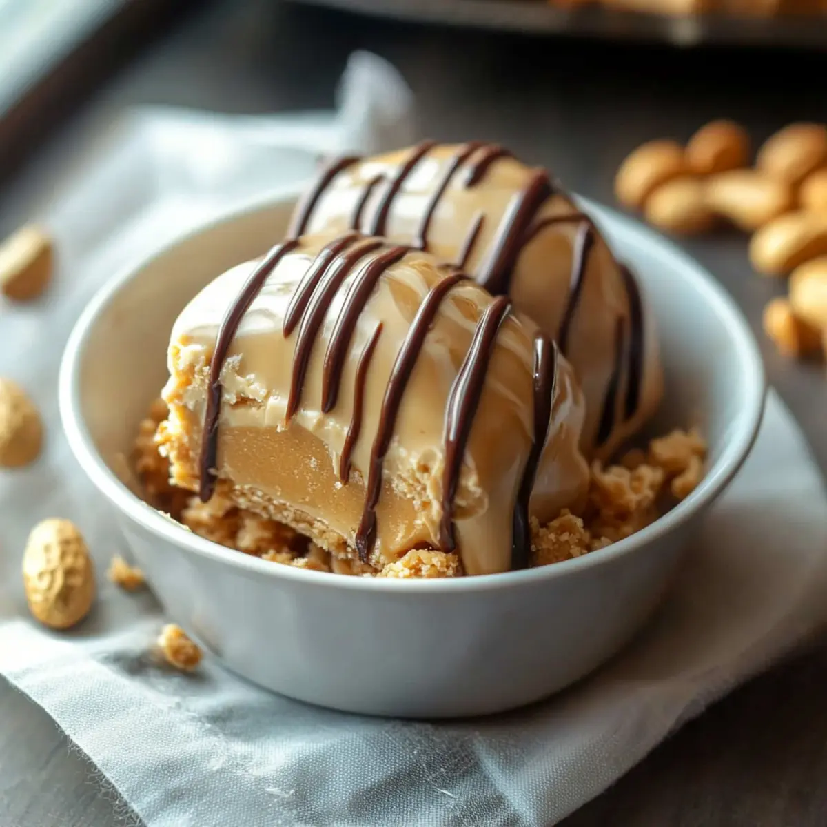 Peanut Butter Ice Cream (No Machine)