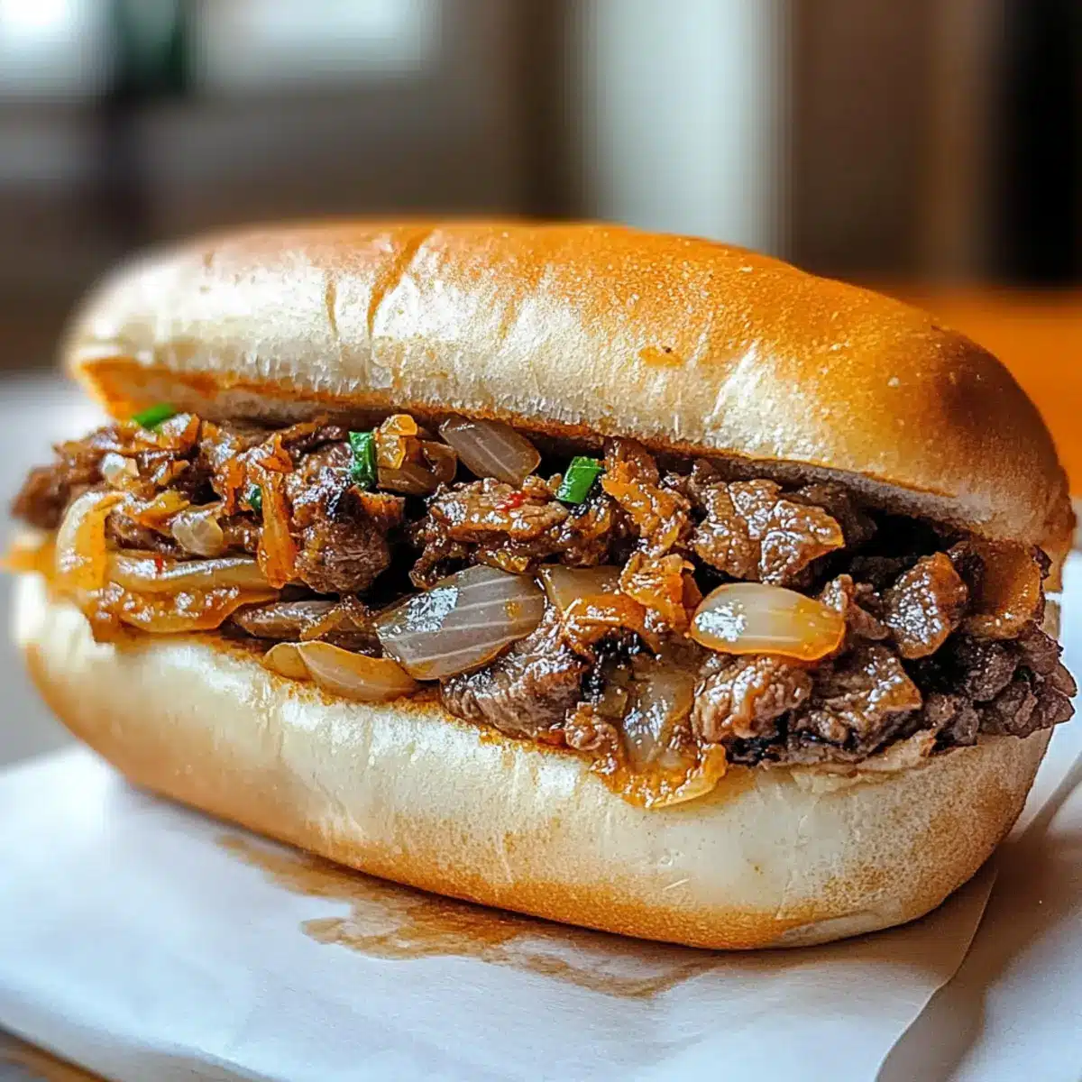 Kimchi Bulgogi Cheesesteak