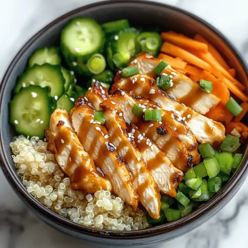 Thai Peanut Chicken Buddha Bowl