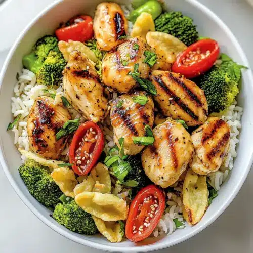 Caprese Chicken Pasta Salad Bowl