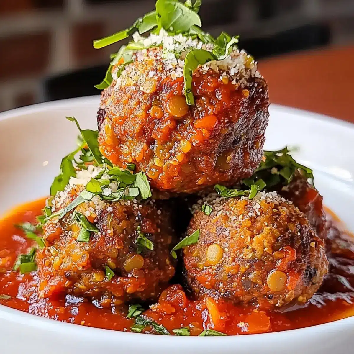 Easy Vegetarian Lentil Meatballs Recipe