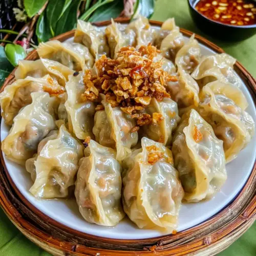 Kanom Jeeb (Thai Dumplings Recipe)