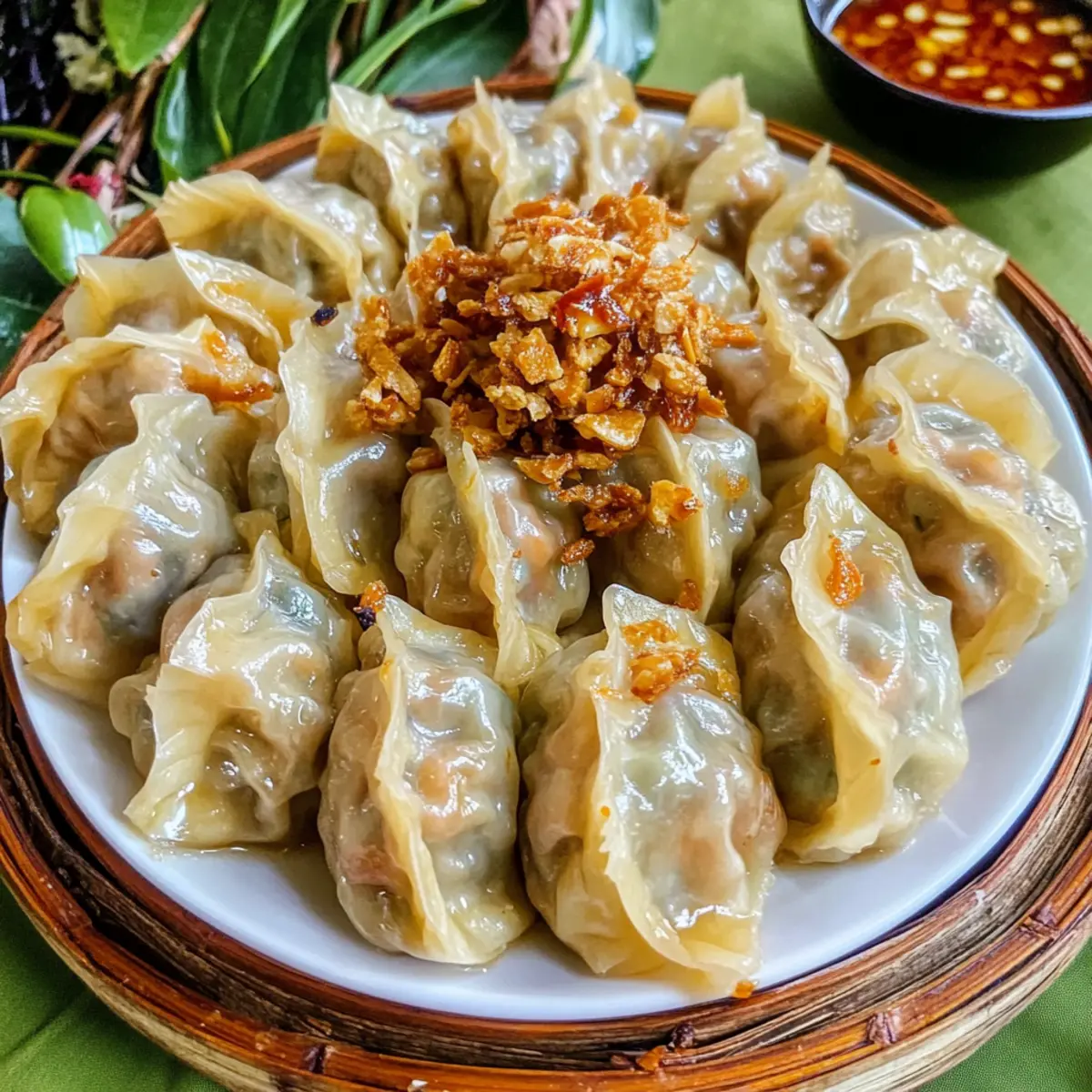 Kanom Jeeb (Thai Dumplings Recipe)