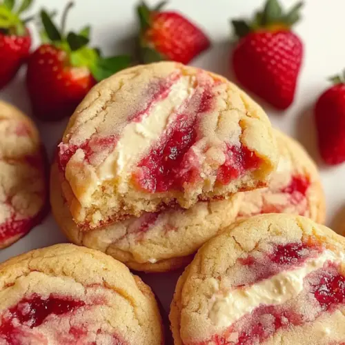 Strawberry Cheesecake Cookies Recipe