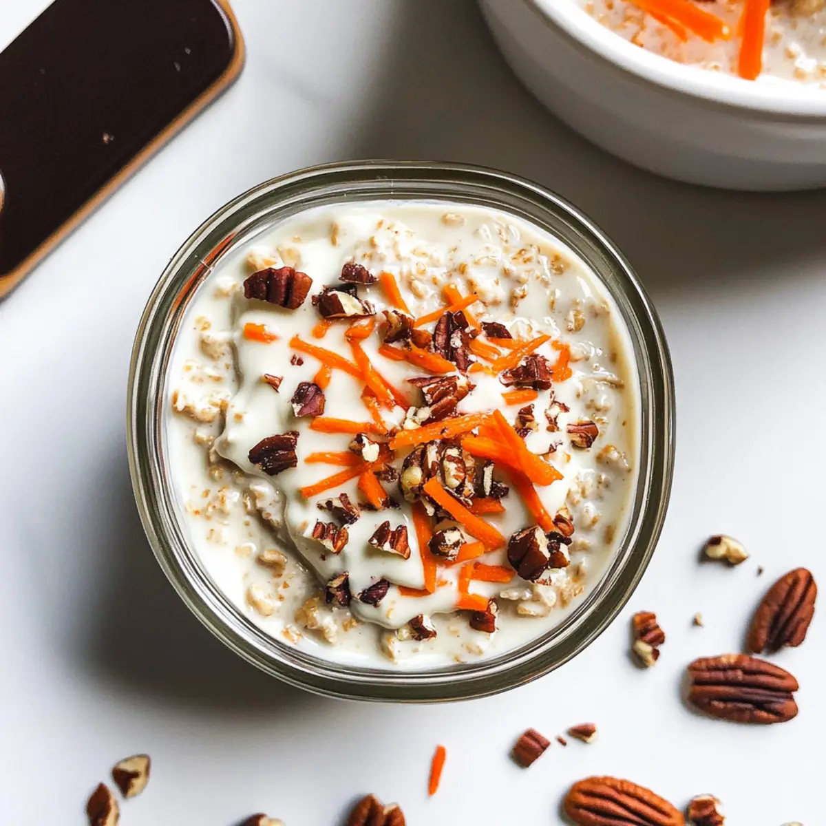 Carrot Cake Overnight Oats (Protein Recipe)