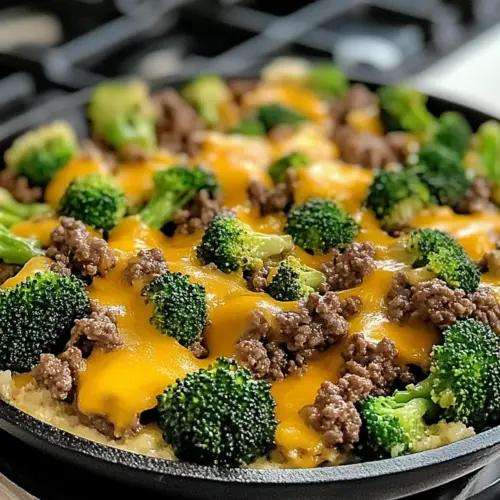 Hamburger Broccoli Skillet