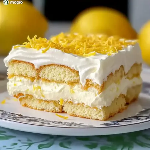 Lemon Limoncello Italian Tiramisu