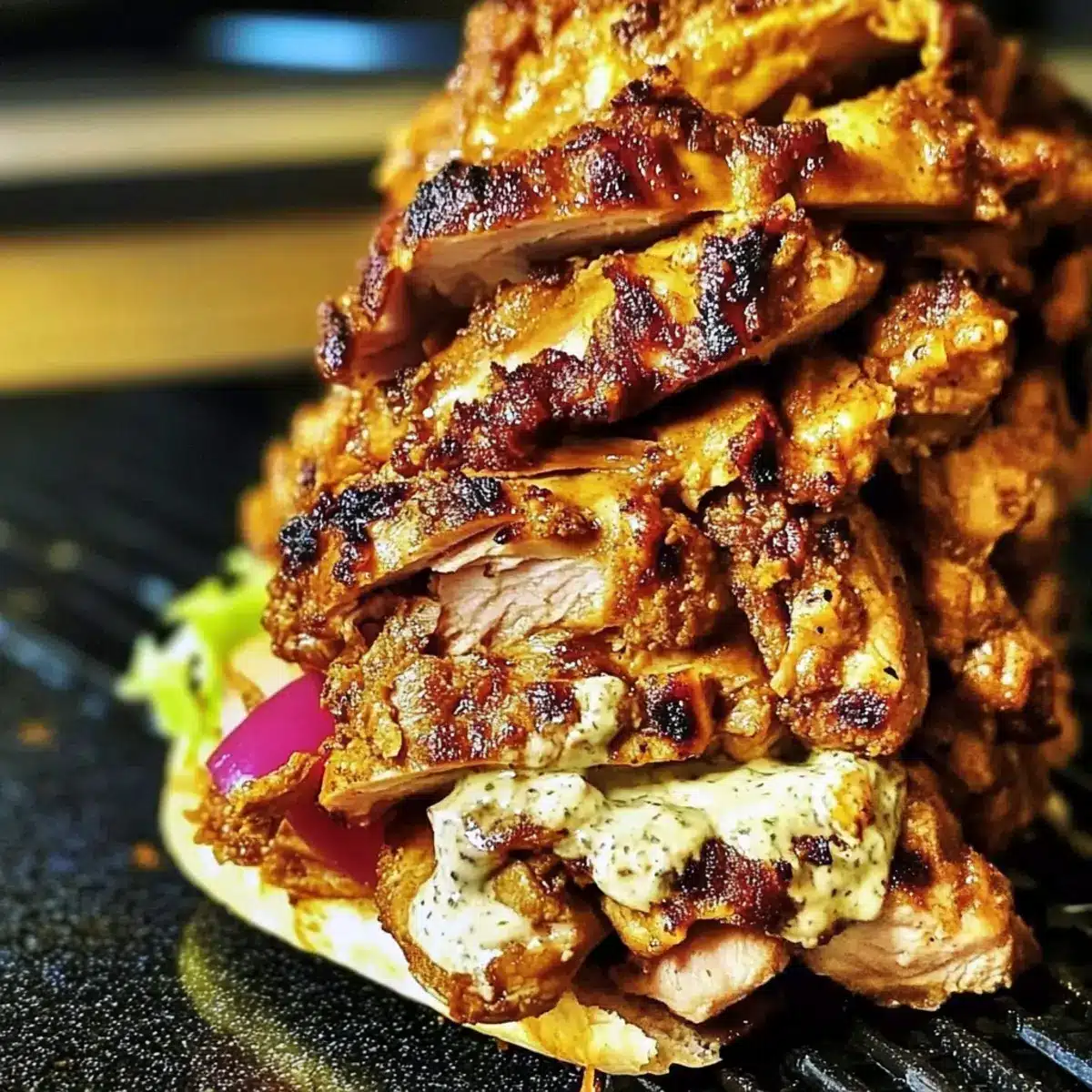 Authentic Greek Chicken Gyros Recipe with Tzatziki Sauce