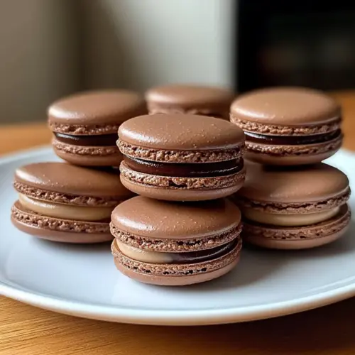 Chocolate Macarons