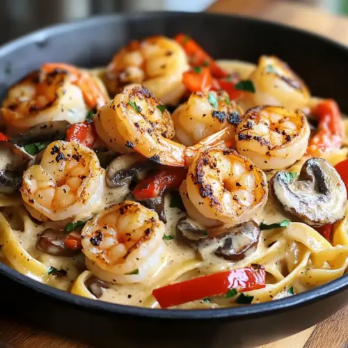 Blackened Shrimp Stroganoff