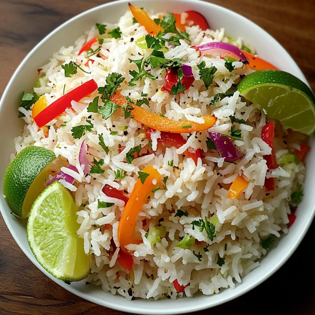Island Coconut Pepper Rice