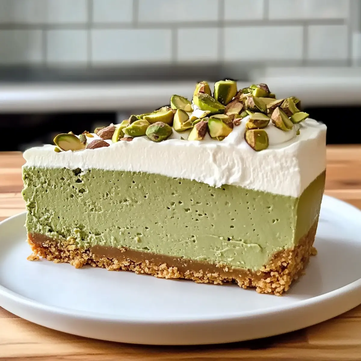 Decadent Pistachio Cheesecake