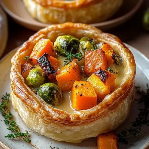 Roasted Autumn Vegetable Pot Pies