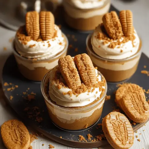 No-Bake Biscoff Cheesecake Cups