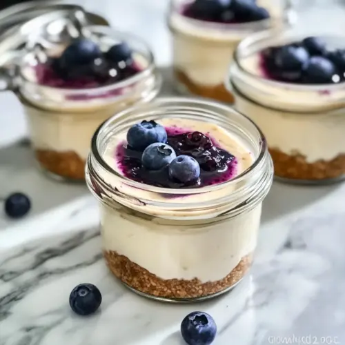 High Protein Cheesecake Jars