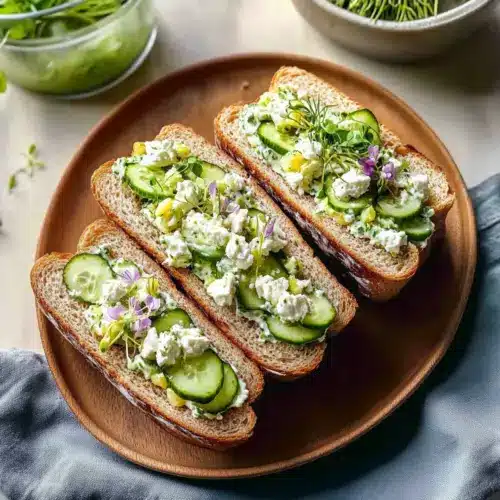 Cucumber Salad Sandwiches